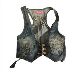 Cute denim vest